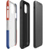 Dominican Republic Flag Faded iPhone 11 Impact Case